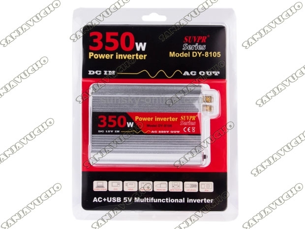 &uu INVERSOR CONVERSOR DE 200W 12V A 220V